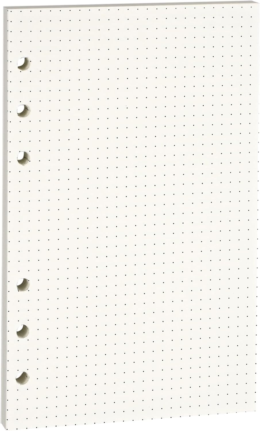 A6 Dotted Looseleaf Paper,6Hole Binder Refill Inserts