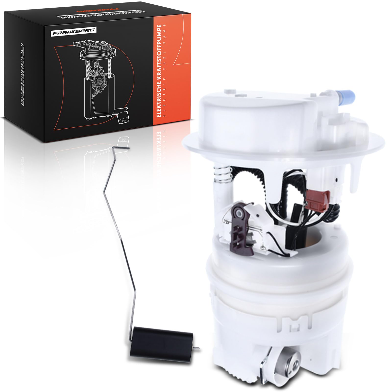 Frankberg Pompa carburante Pompa Benzina Modulo pompa carburante Kit senza Sensore di pressione 4-Poli Compatibile con 206 Compatto 2A/C 206 SW 2E/K 206 Berlina Replace# 1525S9