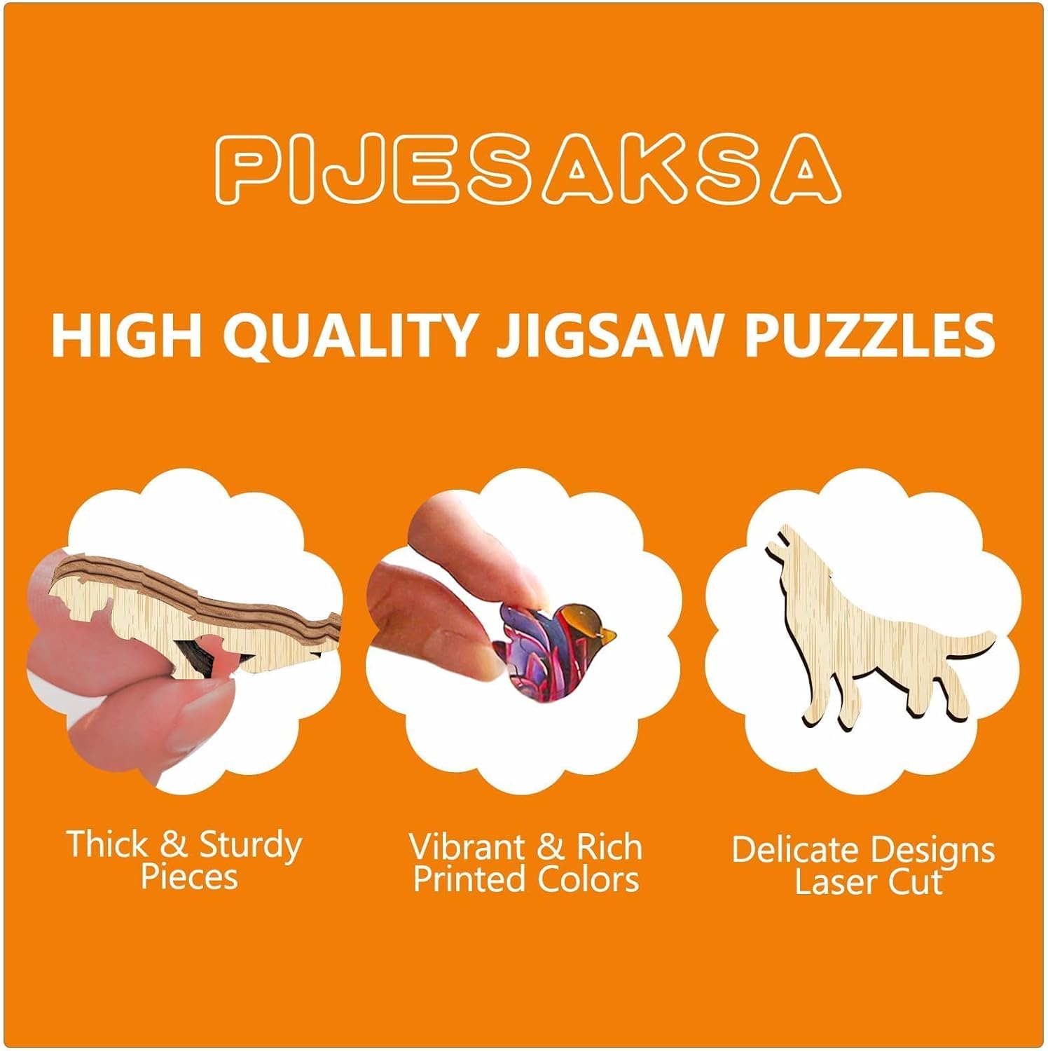 Wooden Puzzles for Adults - Farmers Market Wooden Jigsaw Puzzle, Unique Shape Wood Puzzles Adult, Gifts for Family and Friends, Wall Art Home Decor (S-8.5 * 6.8in -85 Pieces)