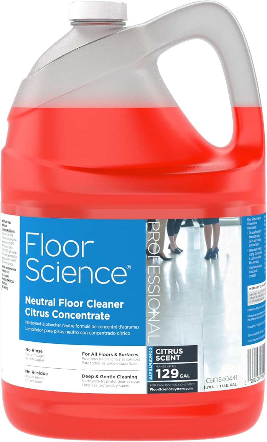 Floor Science CBD540441 Profal Neutral Floor Cleaner, Deep