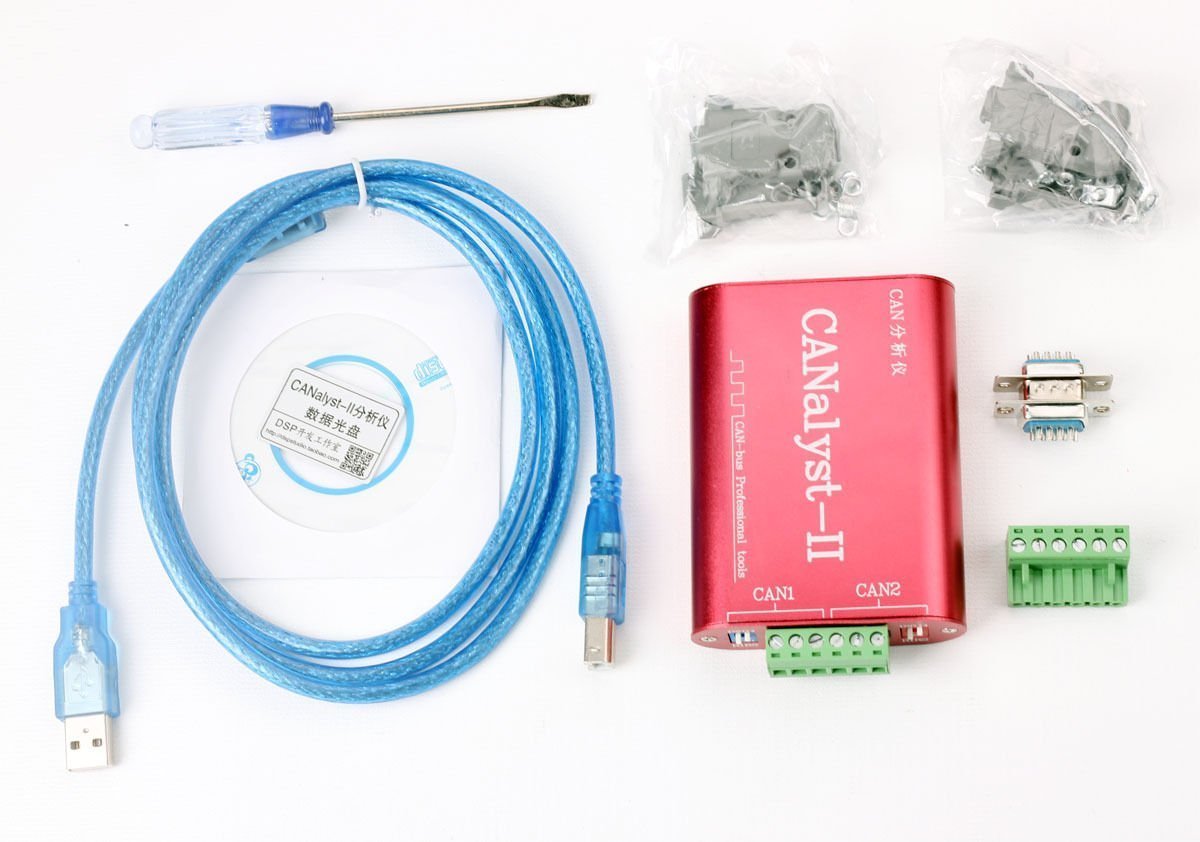 canalyst-II USB a Can analizador Can-Bus convertidor Adaptador Apoyo ZLGCANpro