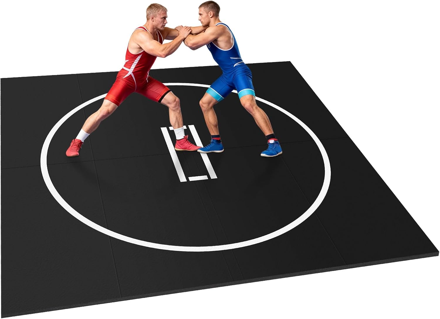Wrestling Mat, Folding Jiujitsu Mats for Home, Waterproof MMA Mats Floor Exercise Mat with 3cm Thickness for BJJ Grappling Martial Arts Boxing MMA