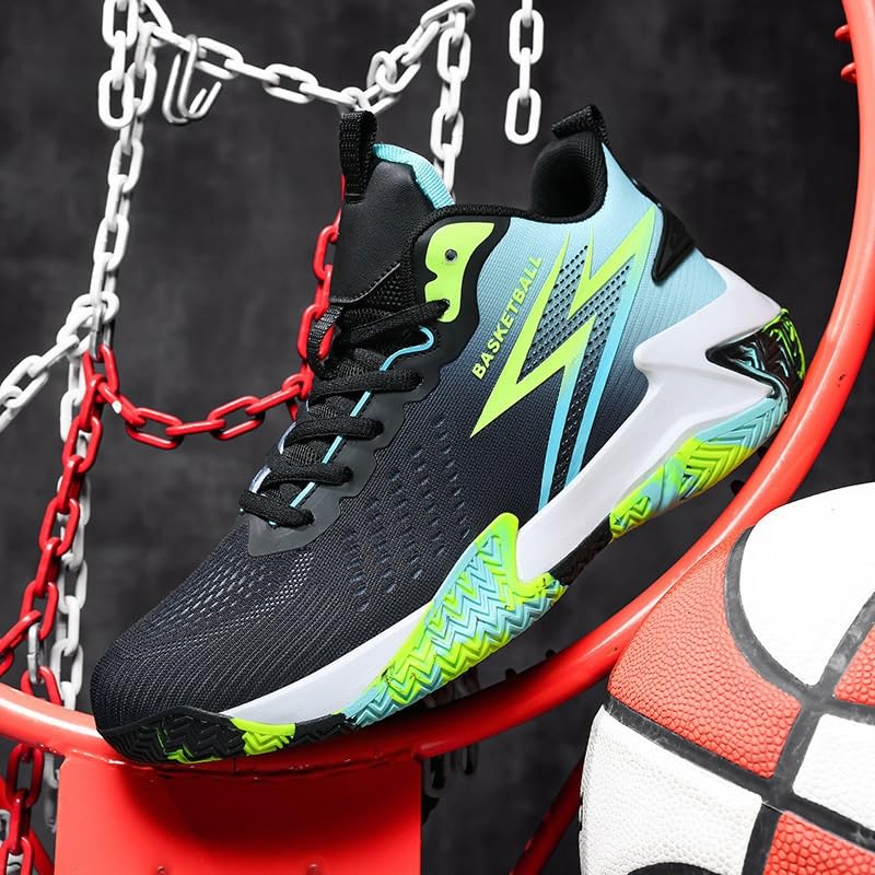 Zapatos de baloncesto transpirables y antideslizantes para correr al aire libre de forma segura 3