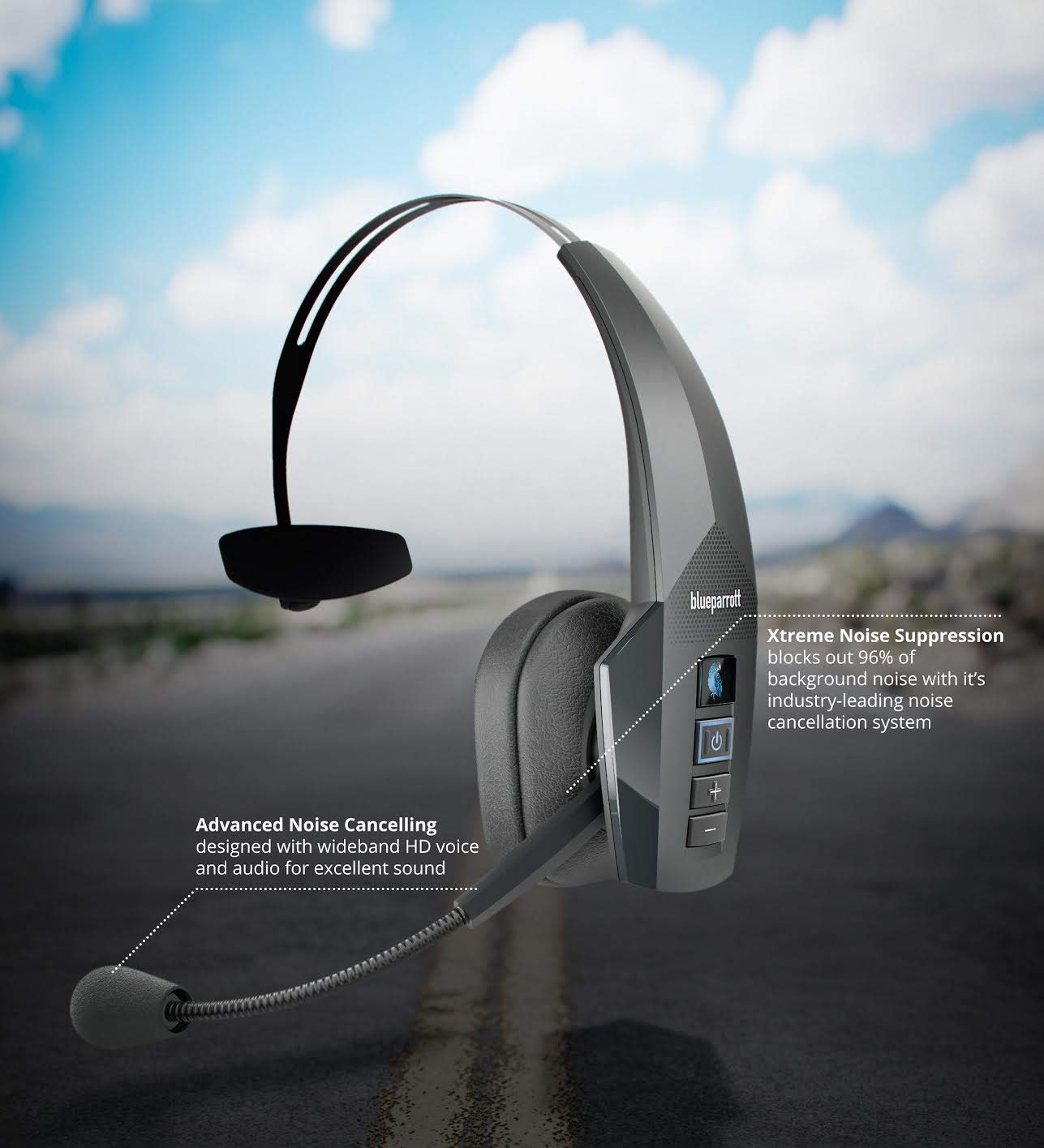 BlueParrott B350-XT Noise Canceling Bluetooth Headset Bundle - Dettaglio