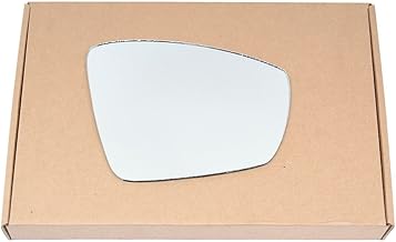 Wing Mirror Glass Right Compatible with VW Polo 2009-2017 STICK-ON Driver Off Side Convex