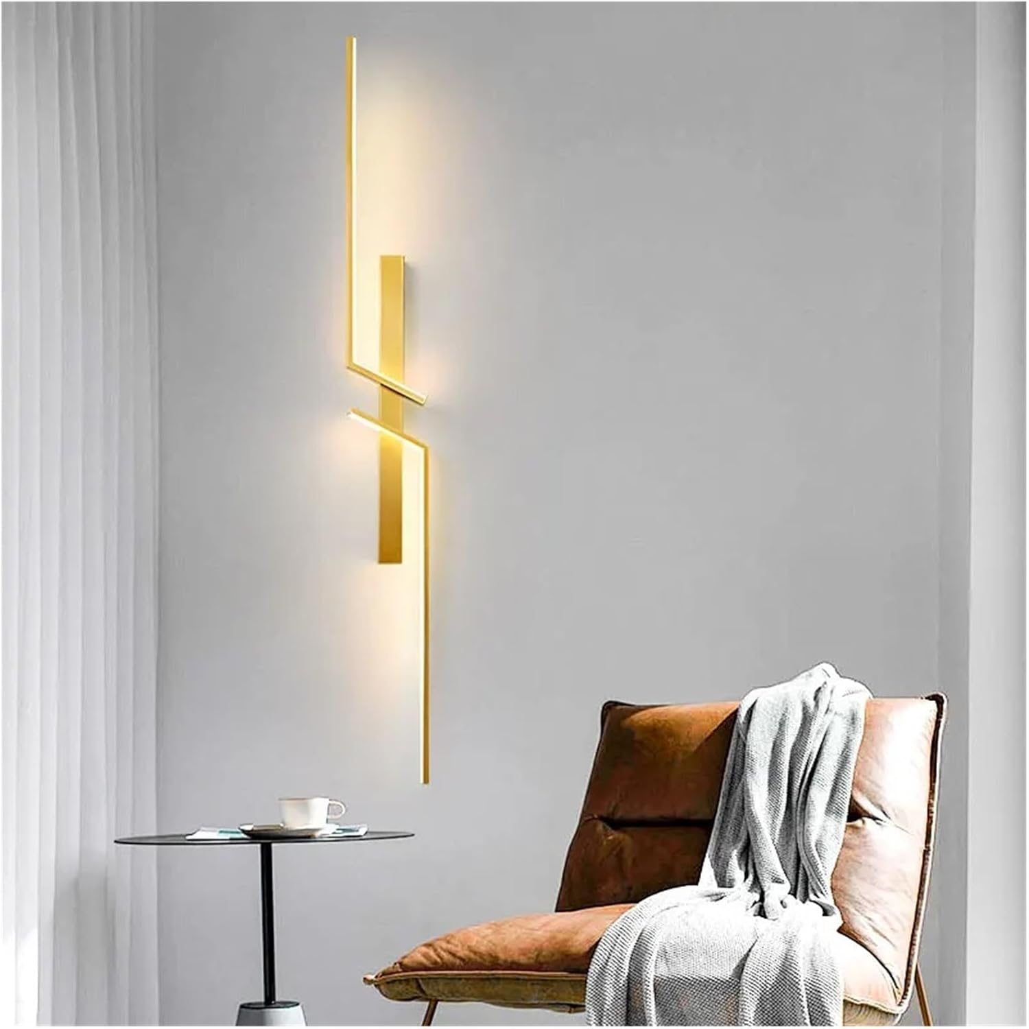 Nordic Indoor LED Wall Lights Bedroom Bedside Wall Sconce Interior Wall Lamp AC85-110V Black d
