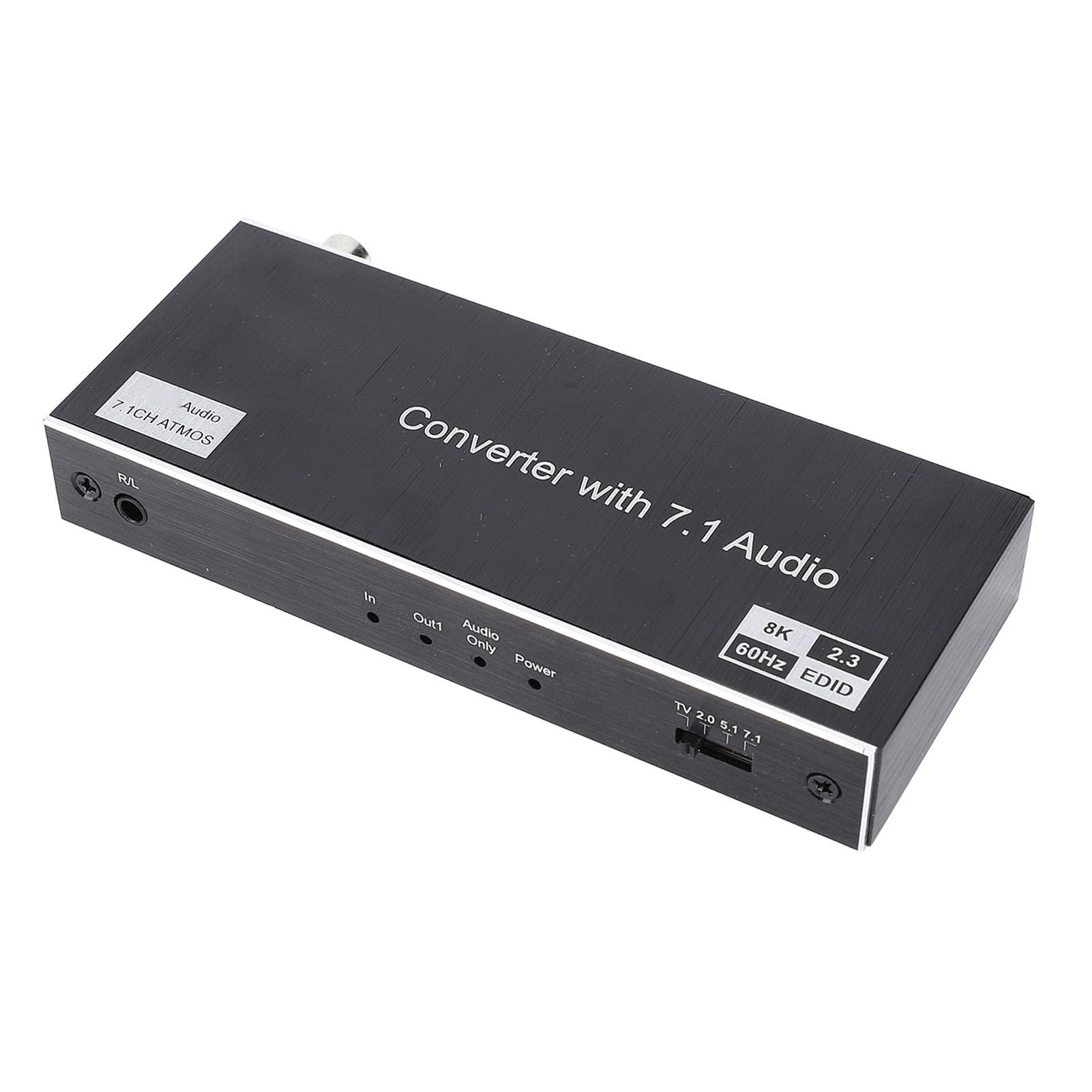 Splitter HDMI 8K, 1 Ingresso 2 Uscite, 8K 60Hz, 4K 120Hz, per DTS HD, per TrueHD, per AC3, per 3D, Splitter Interfaccia Multimediale HD 40Gbps per Proiettore DVD HDTV STB (Spina