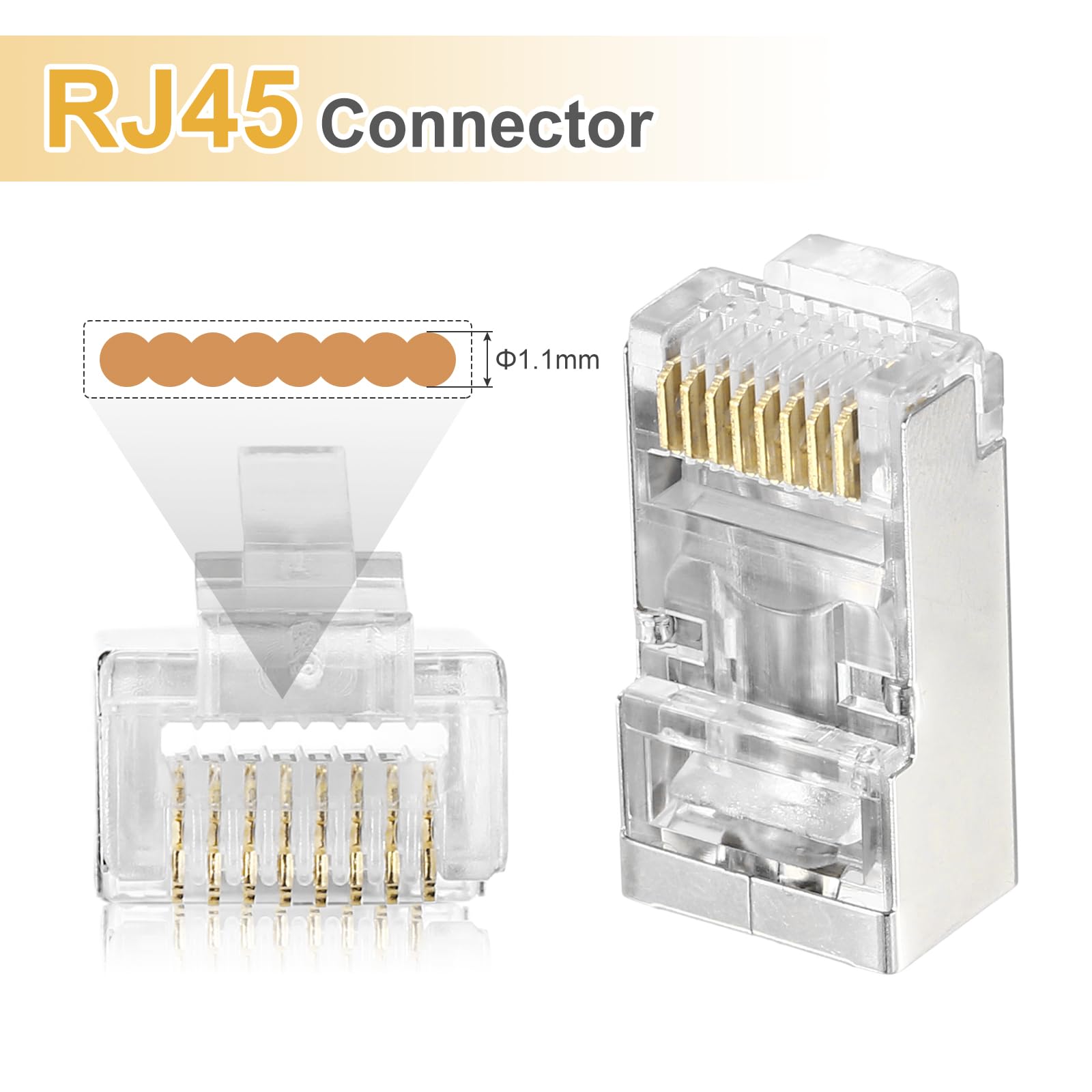 10 Best Cat 6 Pass Through Rj45 Connectors - April 2025 - View #9