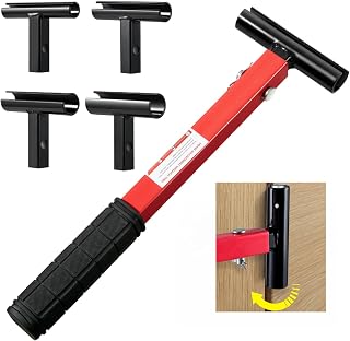 4-in-1 Residential Door Hinge Adjustment Tool - Professional Knuckle Bender for Hinges, Door Hinge Wrench, and Hinge Adjustment Tool for Smooth Door Alignment and Maintenance