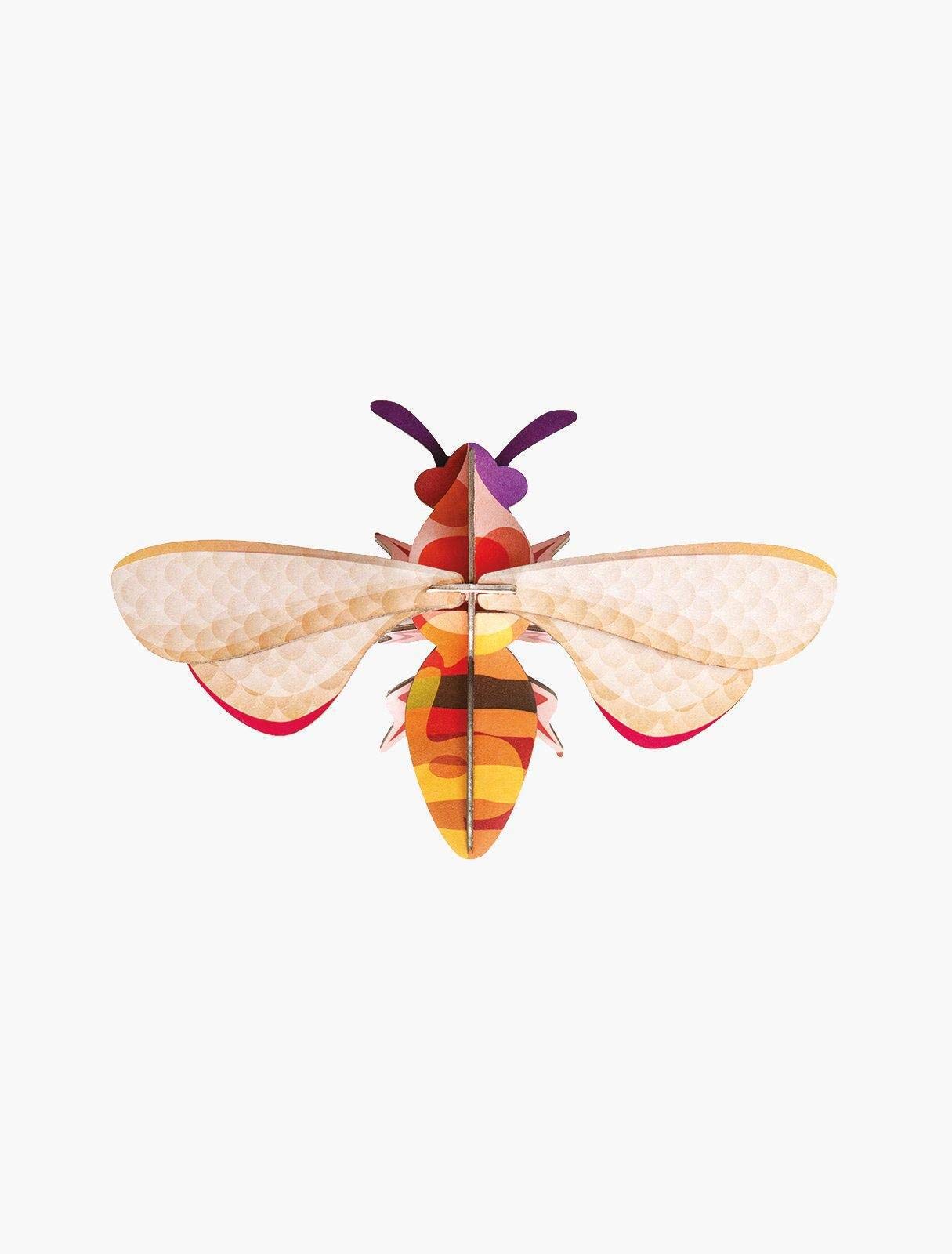 STUDIO ROOF3D Wall Decoration, Small Honey Bee (IMA48)
