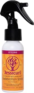 Jessicurl, Gelebration Spray, No Fragrance Added, 2 Fl oz. Curl Enhancer for Fine Hair with Flaxseed Extract, Curl Styler for Wavy Hair, Curly Hair Products