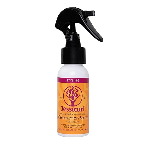 Miniatura 4 de Jessicurl, Gelebration - Spray de lavanda cítrica, 8 onzas líquidas, potenciador de rizos para cabello fino con extracto de linaza, rizador para