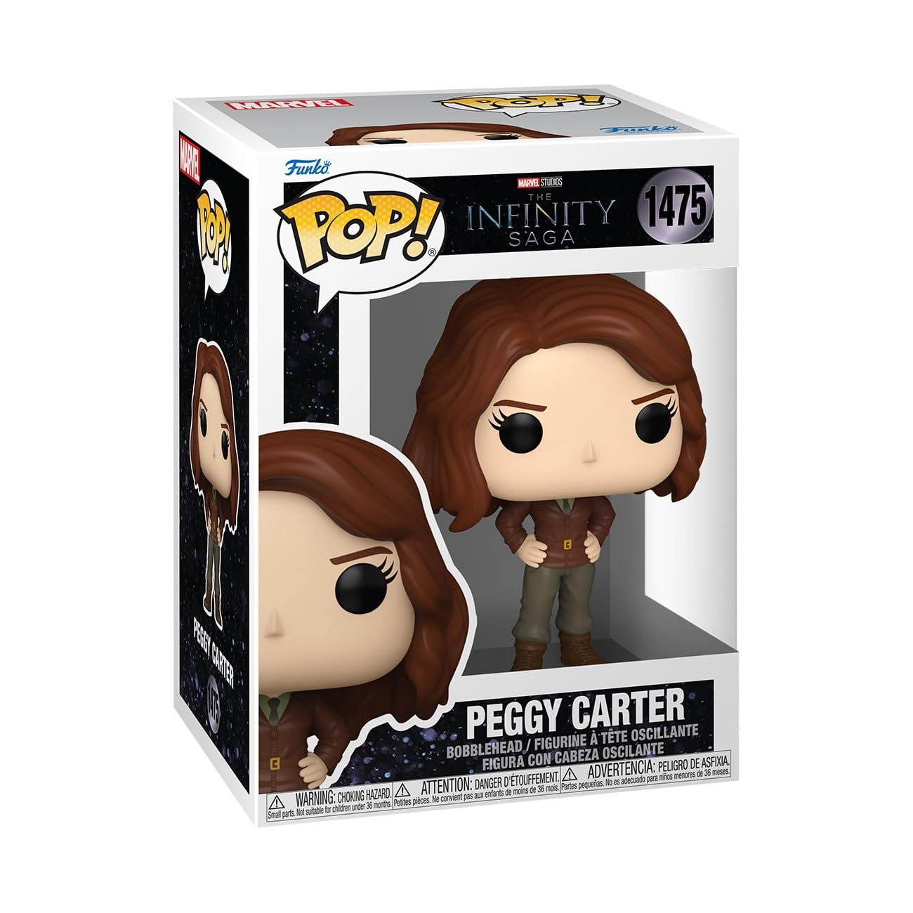 Pop Marvel: Infinity Saga - Bucky Barnes - Peggy Carter - Collectable Vinyl Figure - Gift Idea - Official Merchandise - Toys for Kids & Adults - Superheroes Fans - Model Figure for Collectors