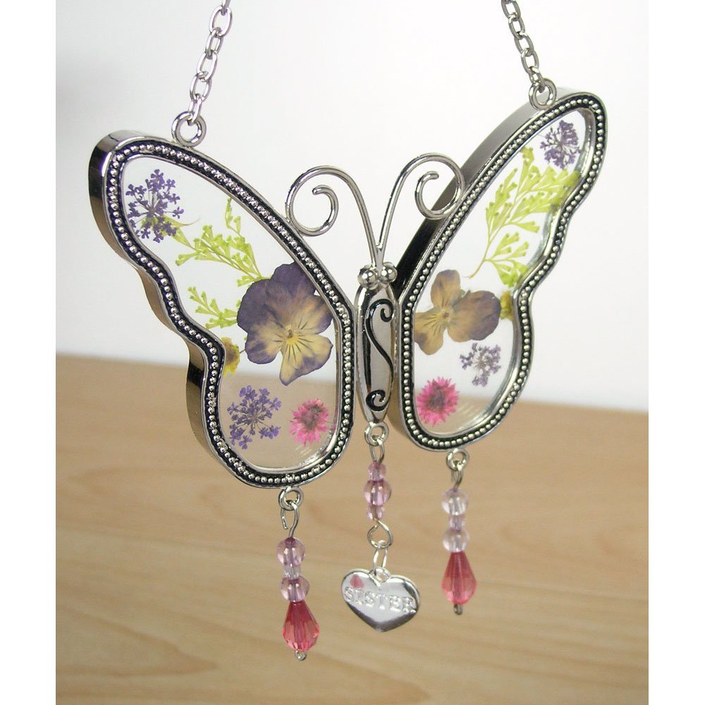 BANBERRY DESIGNS Attrape-soleil Papillon Grand-mère Avec