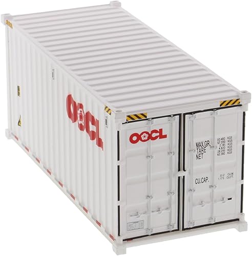 Miniatura 5 de Diecast Masters Contenedor marino de productos secos a escala 1:50 de 20 pies - OOCL | Serie de transporte | White Diecast Masters Modelo 91025B