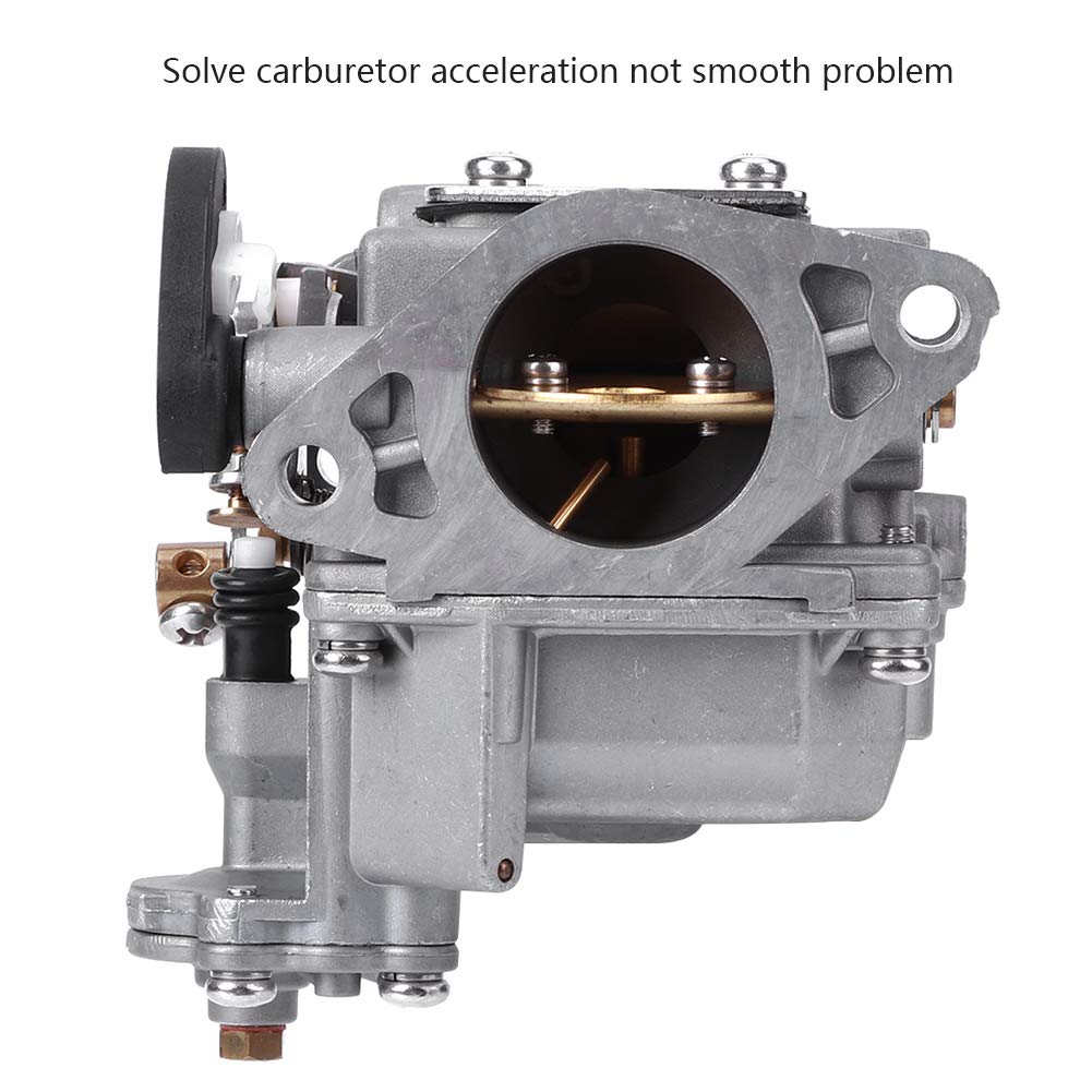 Carburatore Per Motore Fuoribordo 4 Tempi 15 CV - Ricambio Keenso 66M-14301-00 In Lega Di Alluminio - Foto 2