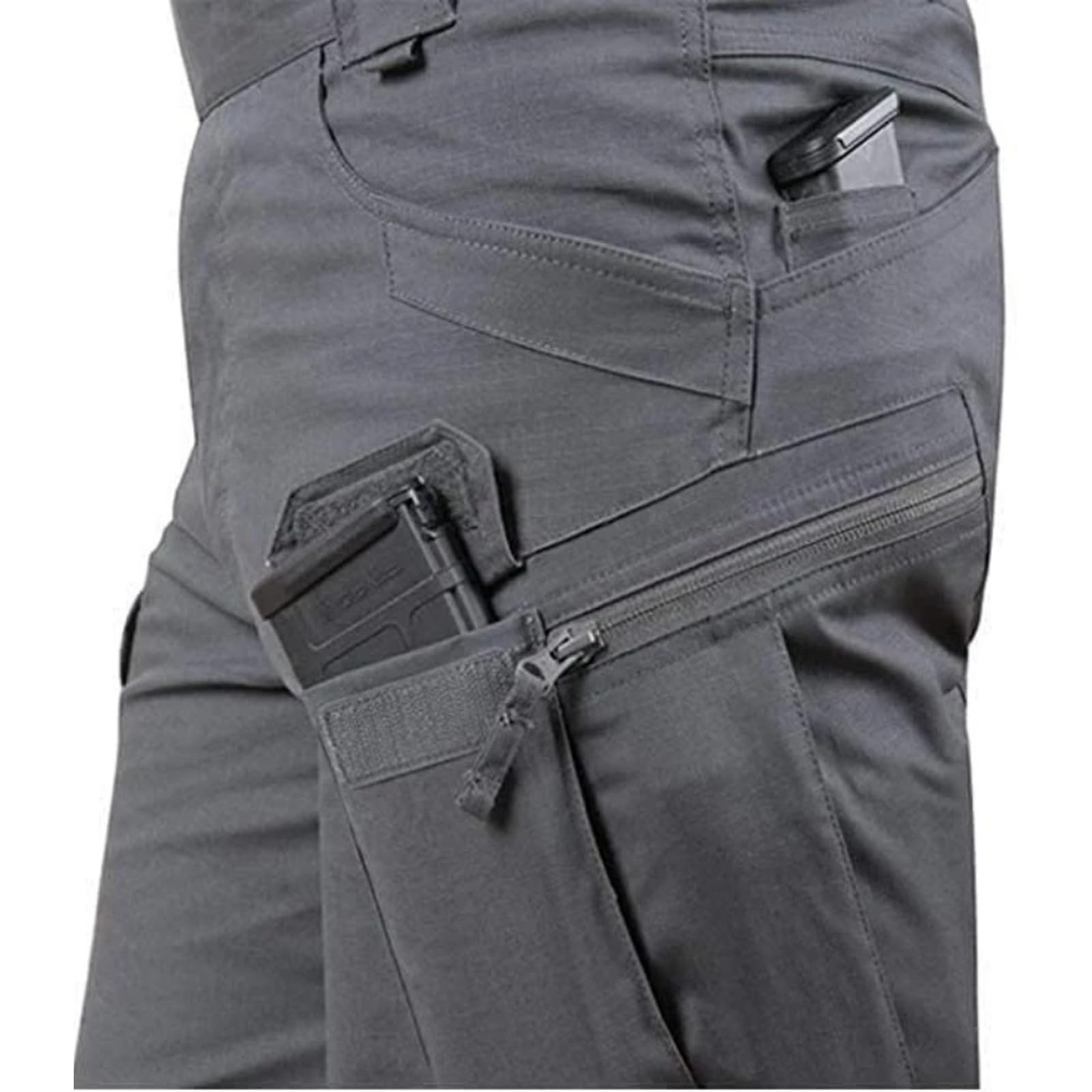 Short Tactique Pour Homme Séchage Rapide Imperméable Short Cargo Coupe Décontractée Multi Poches Léger Respirant Pour Randonnée Escalade Camping Travail Bermuda Militaire Baggy Pantalon Court