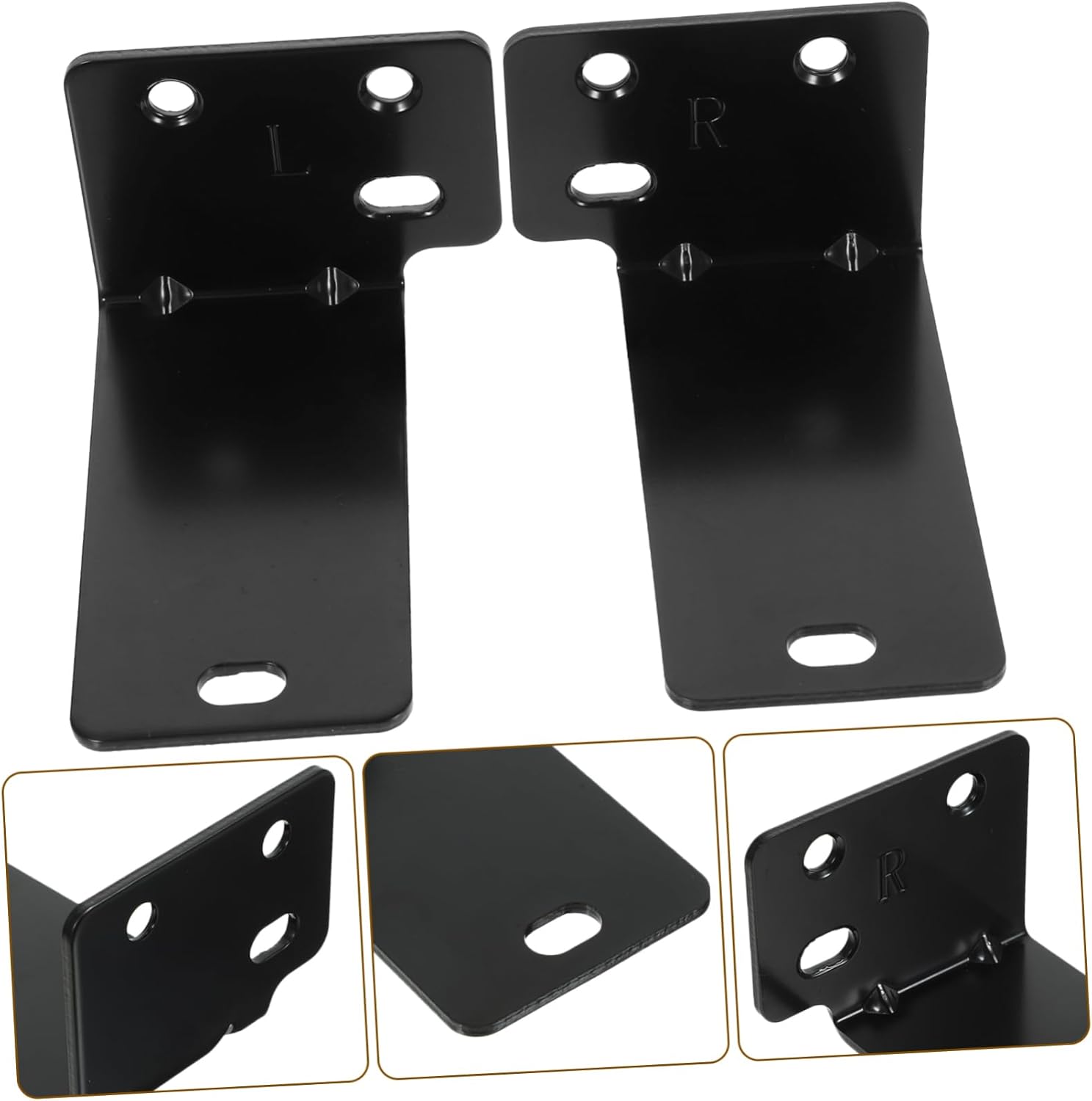 ARTIBETTER 4pcs Sound Bar Mount Floating Wall Shelf Multi-Functional Speaker and Tv Bracket Space-Saving Design for Room Setup