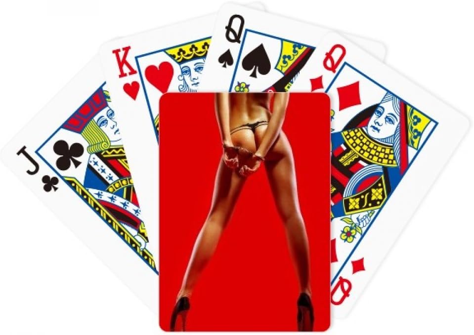 DIYthinker Nude Butt Ass Bondage Handcuff Poker Playing Cards Tabletop Game Gift