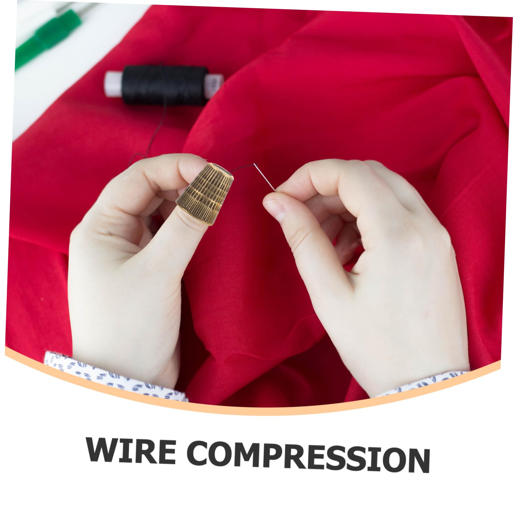 Gadpiparty 5 Sätze Fingerhut Fingerhut Beschützer Bequemer Fingerschutz Quilten Stich Stickerei Naht Fingerhut Aus Kupfer Wendewerkzeuge Zum Nähen Nähschutz Metall 8 Stück * 5