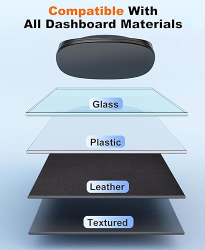 Miniatura 6 de Beeasy Soporte de teléfono para automóvil, soporte de teléfono para tablero de instrumentos para automóvil, almohadilla de silicona antideslizante