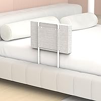 Vista 1 de Protectores de riel de cama para niños pequeños, rieles de cama ajustables con seguridad, rieles laterales de cama para cama individual, Gris