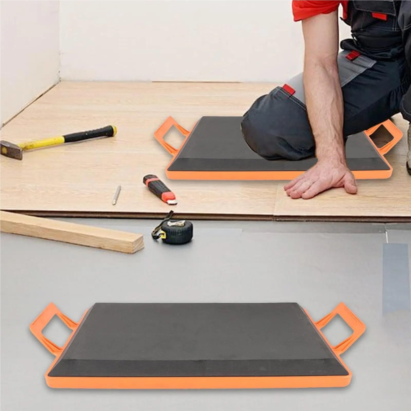 2PCS Beton Knie Bord Gartenarbeit Dicke Eva Schutz Schaum Kniend Pad for BAU Outdoor Arbeit Haushalt für Arbeiten in Gärten