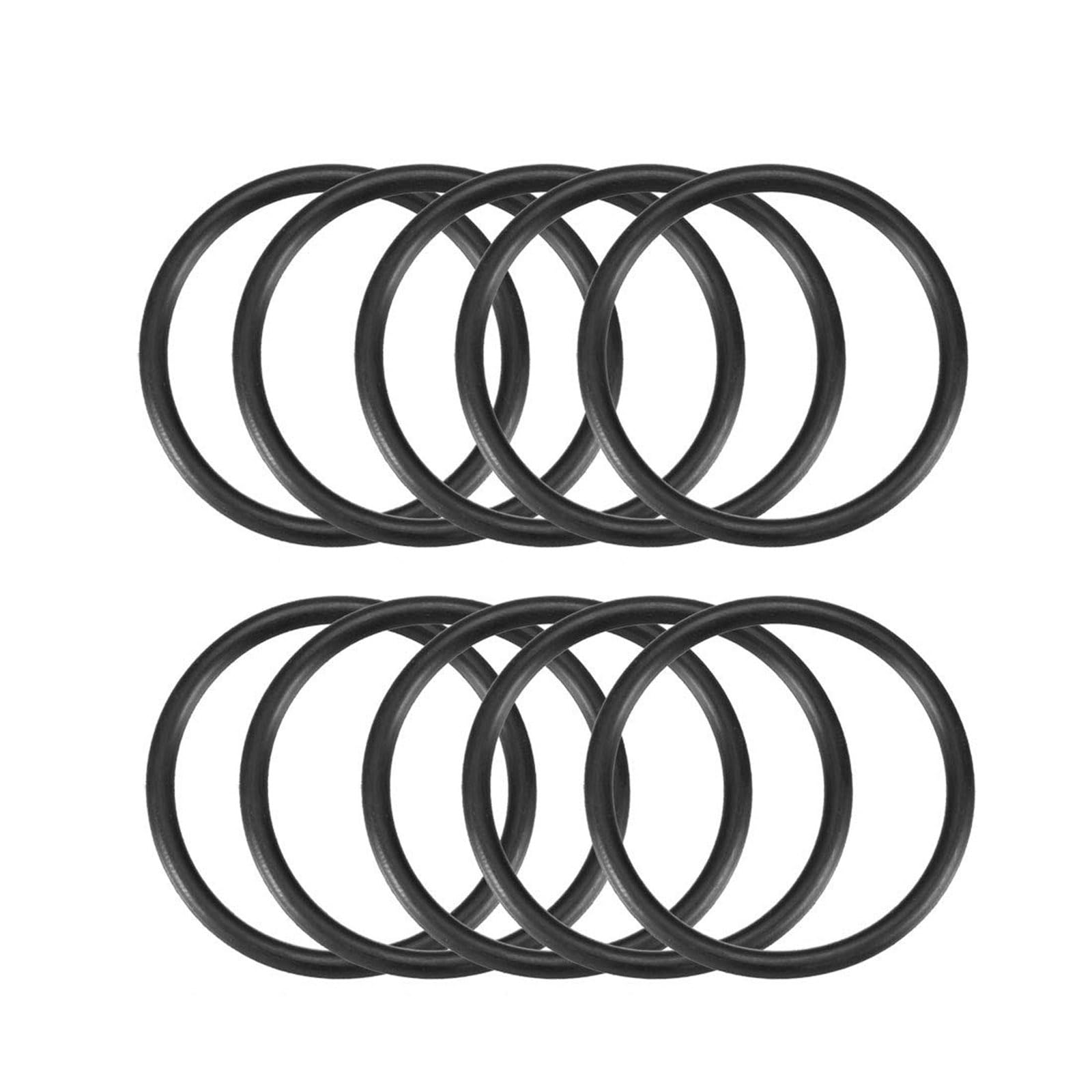 TA-VIGOR 10Pcs Nitrile Rubber O-Rings, 42mm OD 36mm ID 3mm Width Rubber Washers Spacer O-Rings Gasket kit, Metric Sealing Gasket for Hose, Faucet, Automotive, Plumbing
