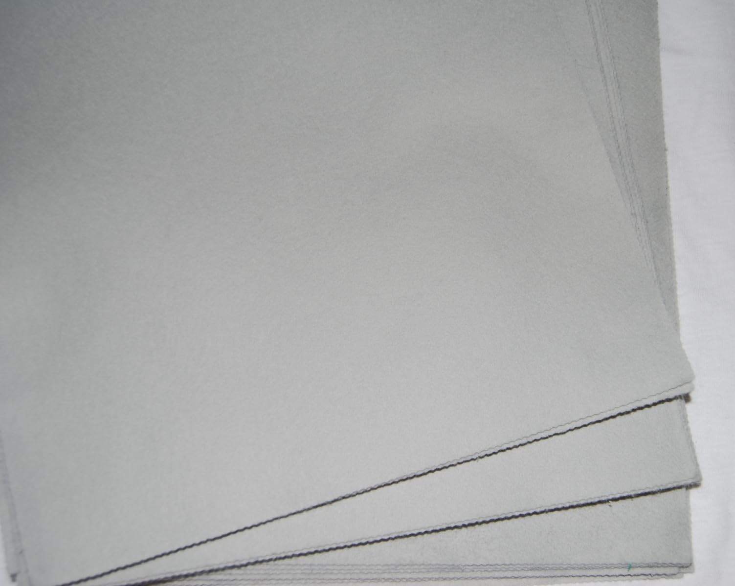 Celloexpress Silver Felt Sheets For Crafting And Soft Toy Making 100% Acrylic Craft Felt 9" Squares (, 10 Sheets)