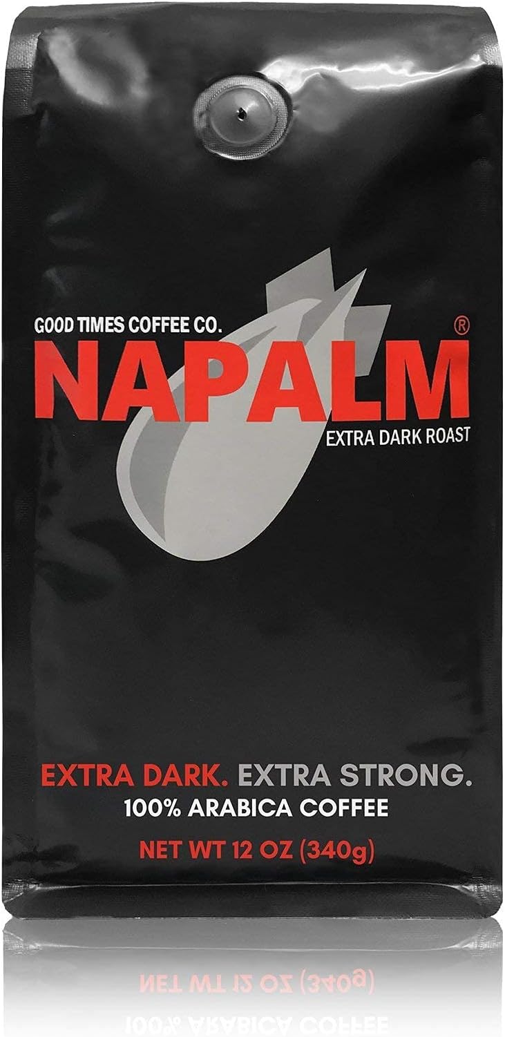 Coffee Dark Roast Ground Coffee, 100 Percent Arabica, Roasted and Packaged in the USA, 12 oz (Pack of 1)