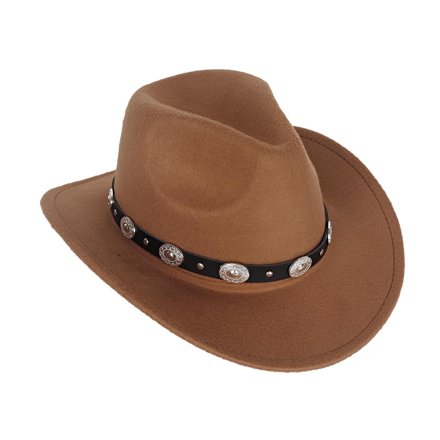 keland Sombrero Vaquero Sombrero Cowboy Sombrero de Vaquera Sombrero Western para Adulto