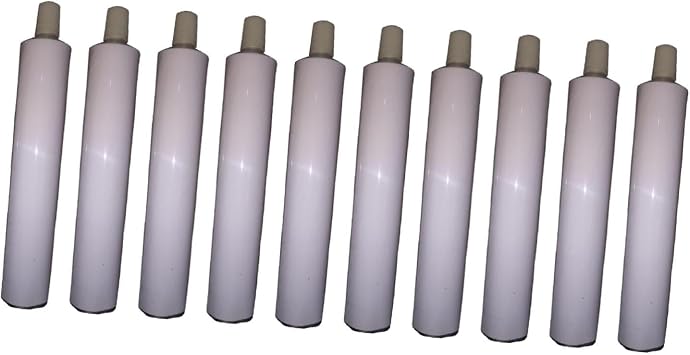 Empty Aluminum Paint Tubes Sample Packing Bottles Jars Toothpaste Storage for Acrylic Oil, 10Pcs 50ml