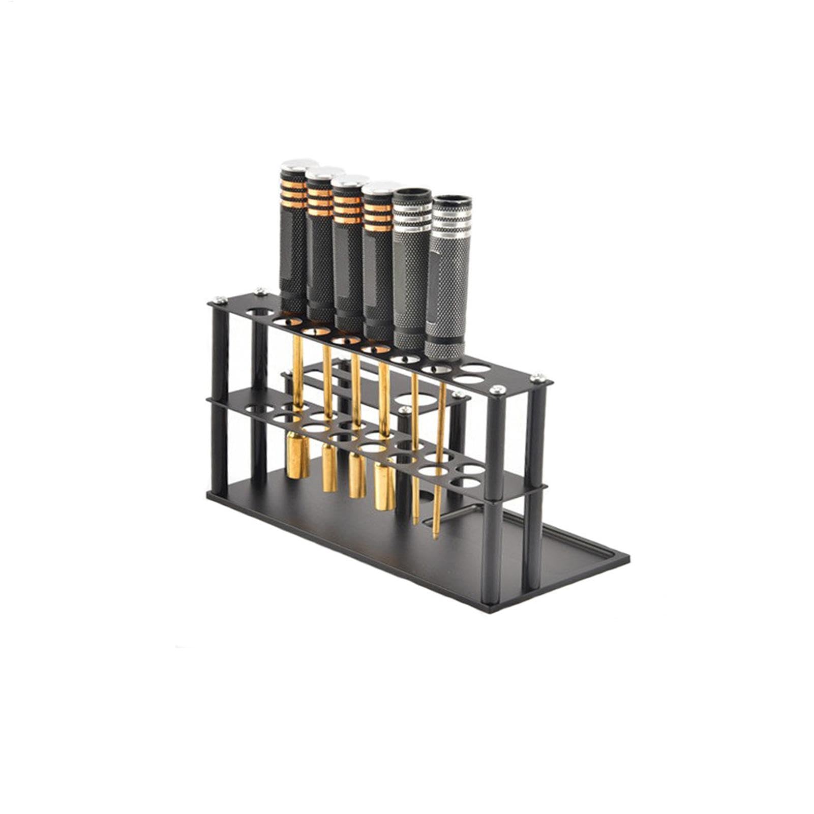 Support de rangement pour tournevis pour bureau, organisateur d'outils de voiture Rc,Support de rangement pour tournevis modèle avion avec plateau à vis | Porte-outil de tournevis, organisateurs de Ki
