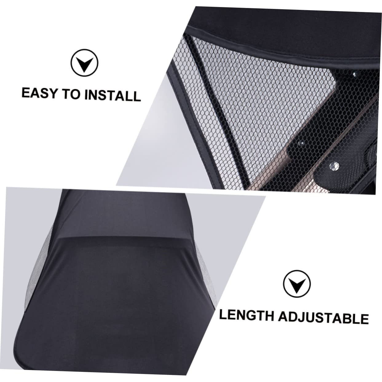 HEMOTON Portable Stroller Awning Sunshade Stroller Cover Sturdy Frame Full Coverage for Baby Safety
