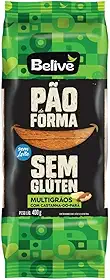Pão de Forma Multigrãos Sem Glúten Sem Lactose 400g - Belive