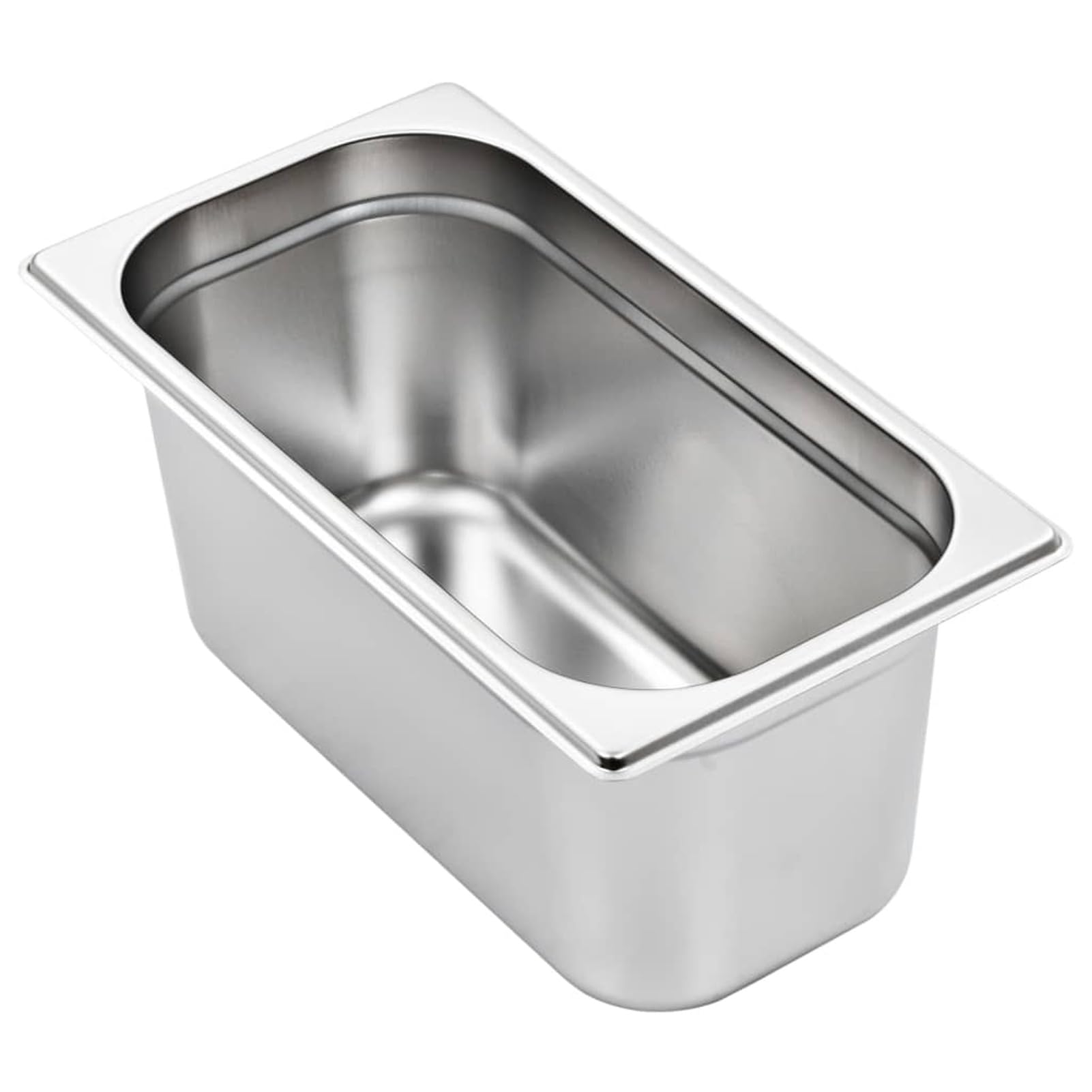 Gastronorm GN 1/1 150 mm in Acciaio Inox antiruggine Facile da Pulire Lavabile in lavastoviglie Contenitore per Alimenti Utensili da Cucina Vassoio Porta Snack