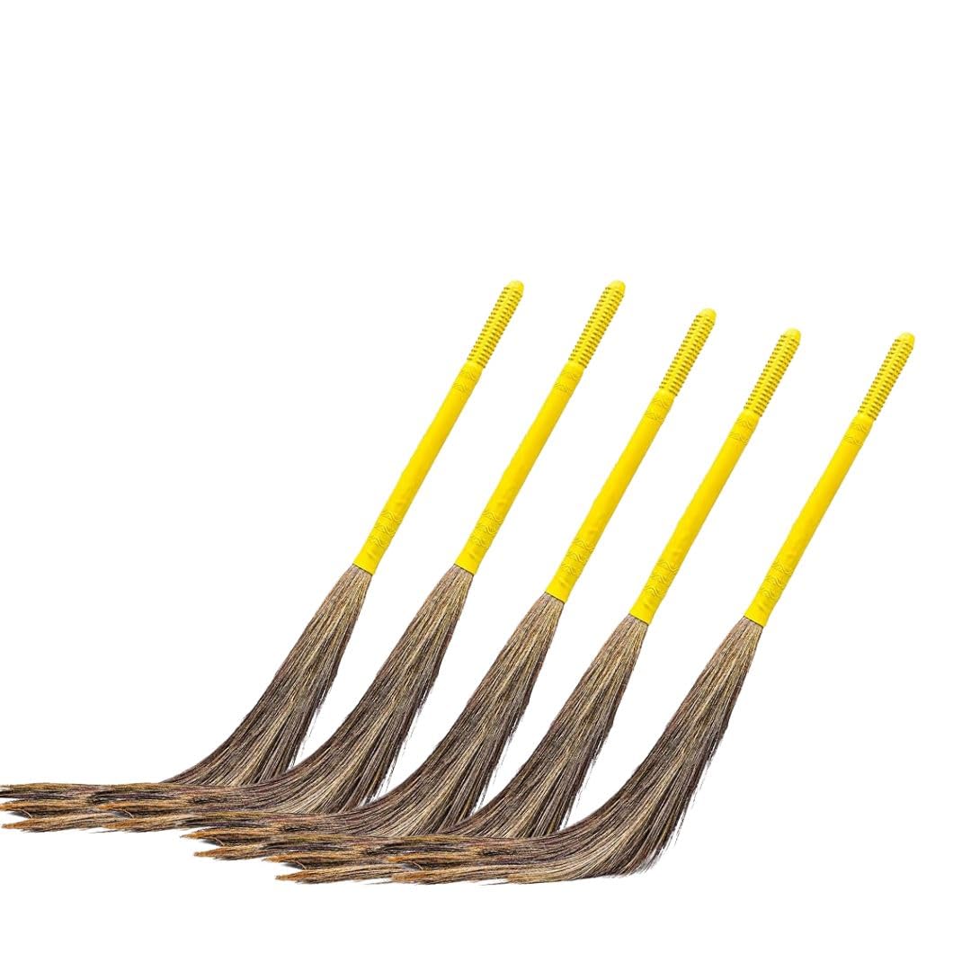 JAICRAFTPUR Phool Jhadu Natural Garo Hill Grass with 49.5cm Heavy Duty Plastic Handle for Home & Office Floor Cleaning Easy Dust Removal (Pack of 1,Color Nay Vary) (5) (B0CTQRCDTJ) Amazon Price History, Amazon Price Tracker