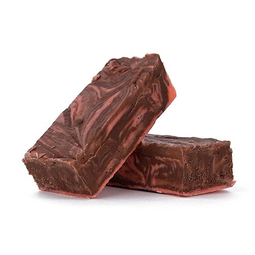 Uncle Butch's Fudge - Chocolate de cereza cremoso y suave - Delicioso y decadente dulce de caramelo hecho a mano (24 onzas)