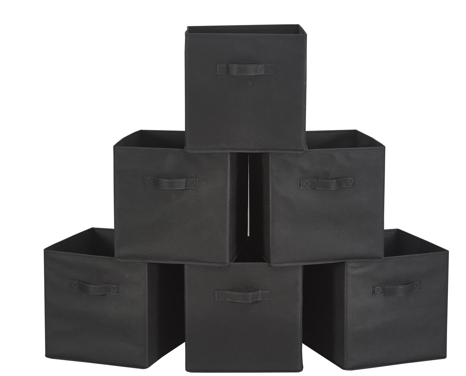 Panier de rangement pliable cube pour organiser les étagères du salon et dressing