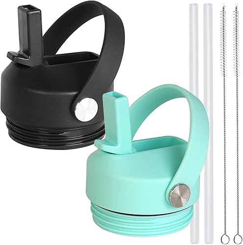 Tapa de popote para botella de agua Yeti Rambler de 18, 26, 36, 64 onzas, tapa de repuesto para popote RTIC de 18 onzas, 26 onzas, 36 onzas, tapa