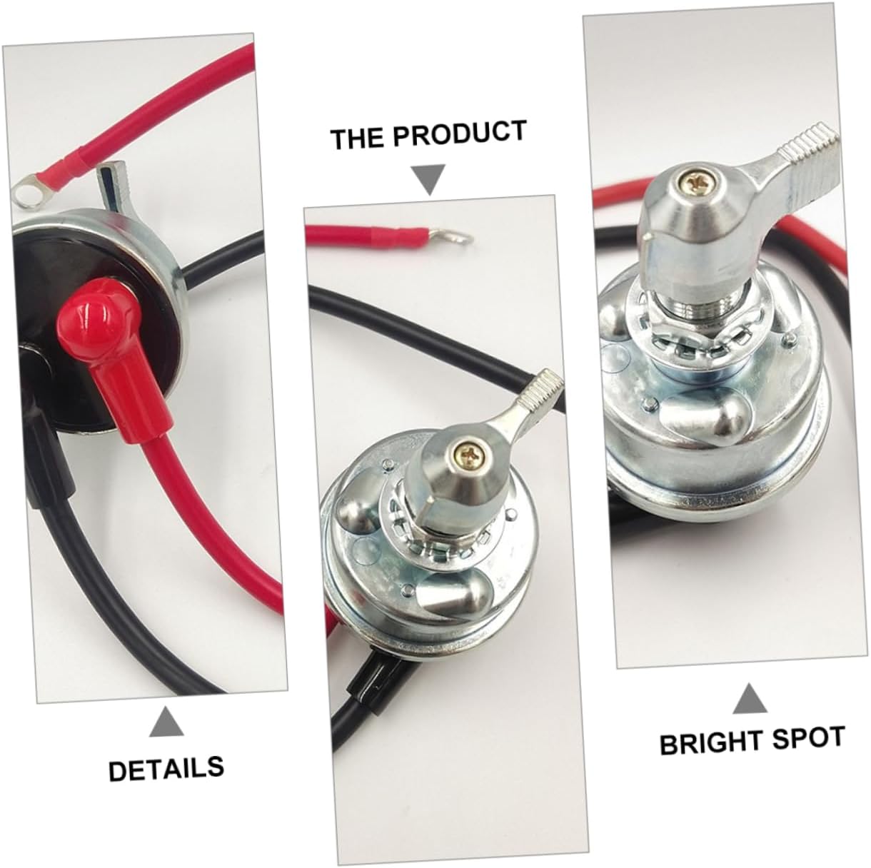 Mikinona Car Battery Cut off Switch Knob Power Disconnect for Vehicles Yachts Trucks