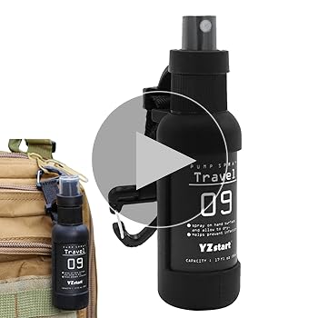 Amazon.co.jp: スプレーボトル アルコール対応 カラビナ