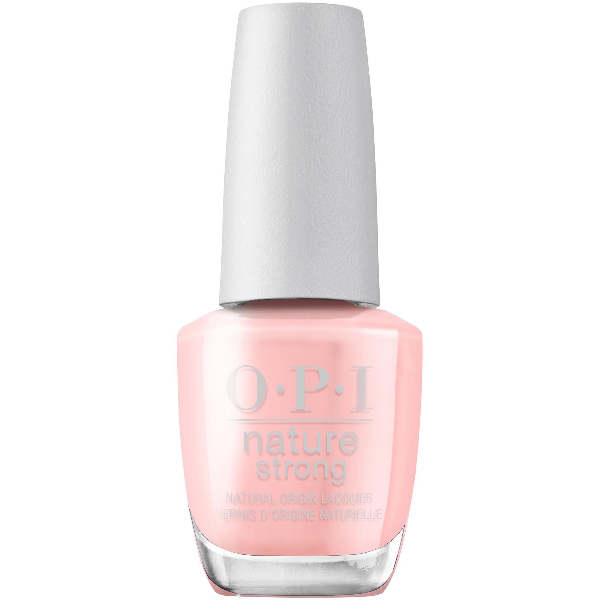 OPI Nature Strong Nail Lacquer, 7 Days Wear, High-Shine, Vegan with Natural Ingredients Nail Polish, We Canyon Do Better, Pink, 15ml