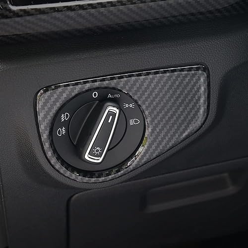 Miniatura 5 de CHICHENKJ Cubierta del interruptor de control de faros delanteros para Volkswagen Atlas 2018 2019 2020 2021 2022 Atlas Cross Sport accesorios
