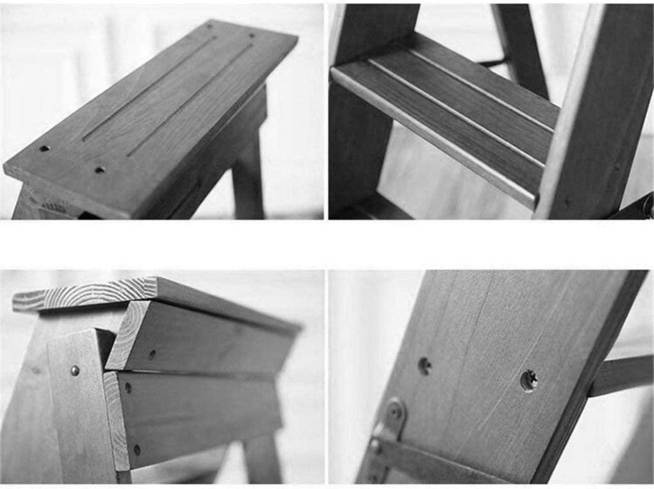 Wooden Stool Wooden Step Ladders Folding Stool Solid Wood Folding Ladder Stool Multifunction Stepladder/Stairway Chair/C