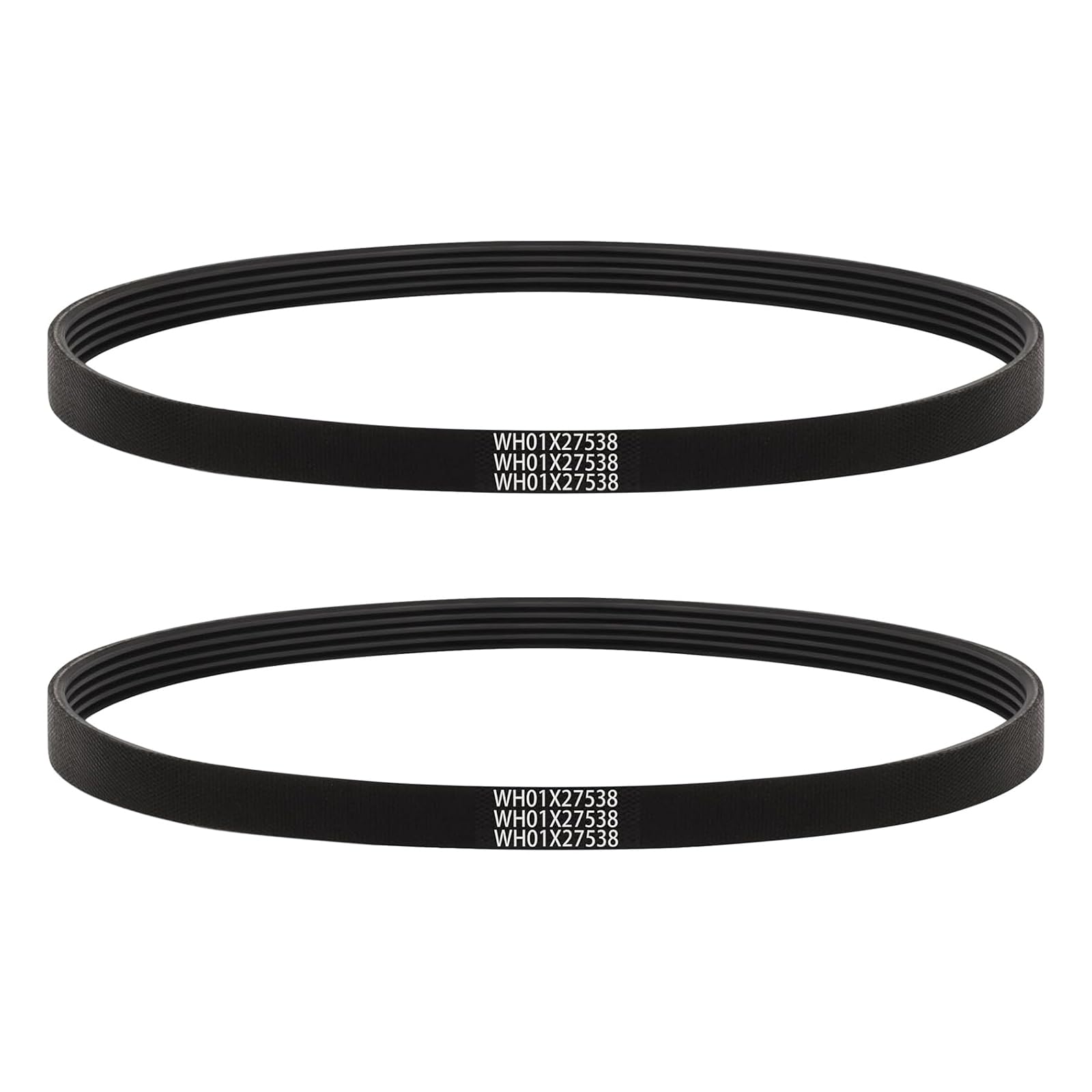 Kalttoy Premium Rubber Washing Machine Drive Belts Replacement 2Pcs Set Meets Factory Specifications For Consistent Use Permanent Rubber Washer Belt