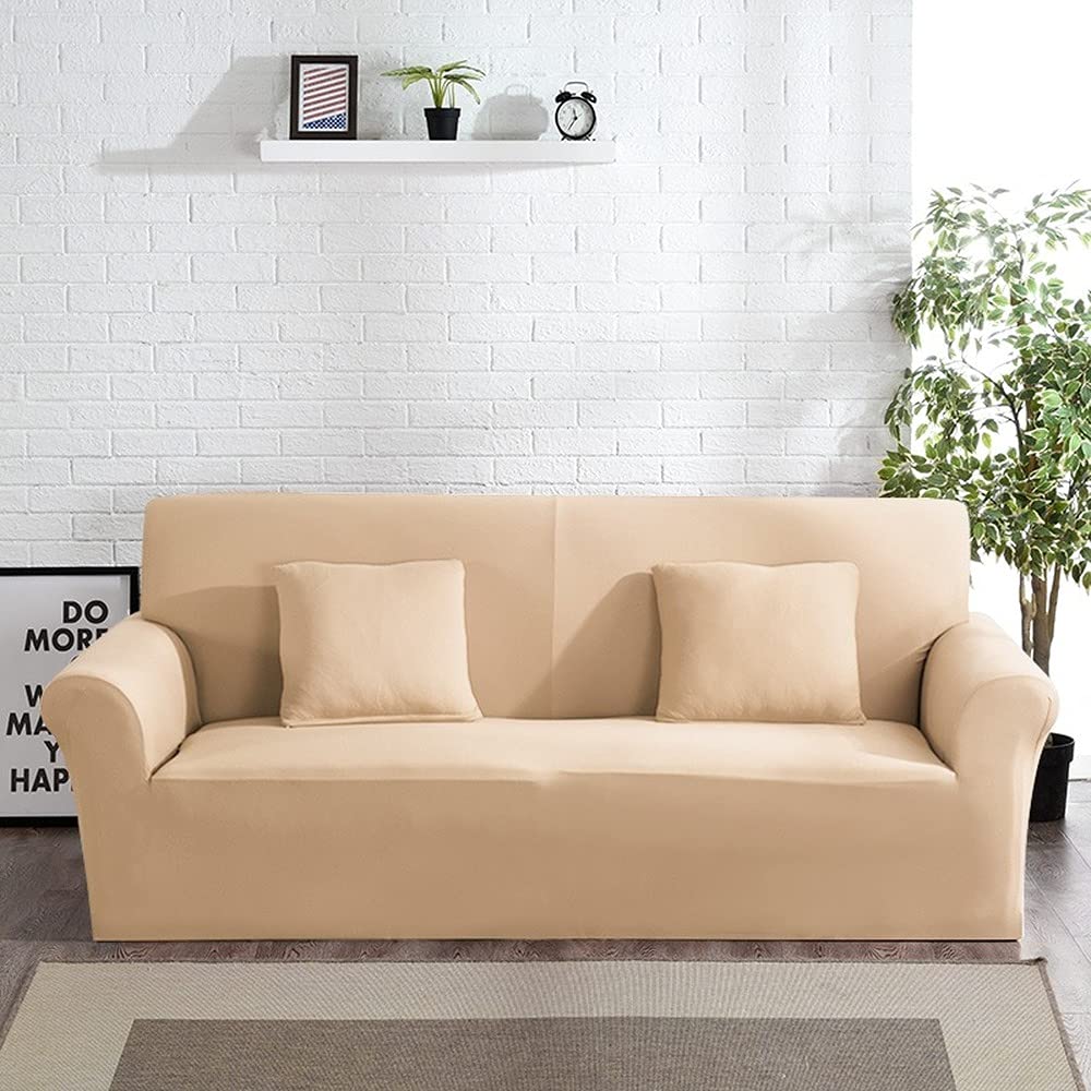 Housse de canapé élastique et anti-poussière pour protéger votre meuble 3 places
