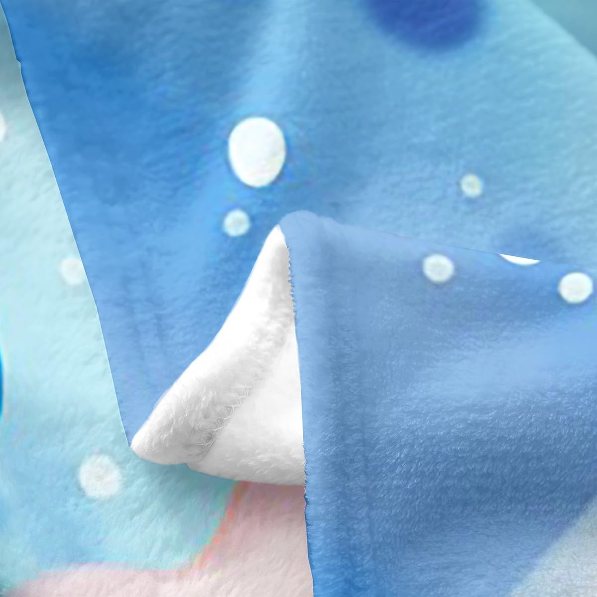 jejeloiu Baby 30"x40" Cute Axolotl Flannel Blanket Plush Fuzzy Boys Girls Blue Cartoon Salamander Fleece Throw Blanket for Kids Ultra Soft Kawaii Ocean Sealife Reptile Animal Room Decor Breathable
