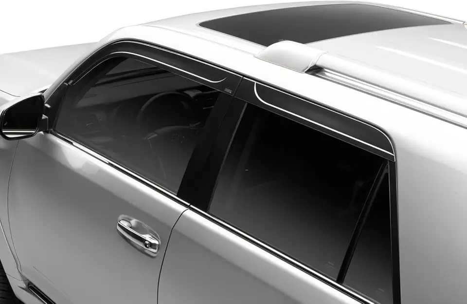 Husky Liners Low Profile Ventvisor Rain Guards | Fits 2024-2026 Chevrolet Traverse | Front &amp; Rear, Smoke, 4-pcs. | 2854137