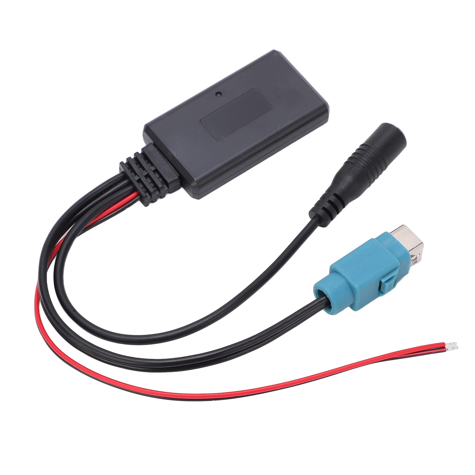 EBTOOLS Cavo Bluetooth Stereo Aux-In per Auto, Sostituzione per Alpine KCE-237B e Lettori CD dal 2009, Bluetooth 5.0, MP3, WMA, WAV, FLAC, DSD, Microfono Rimovibile, ABS, Nero Popolare